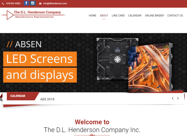 dlhenderson.com web design