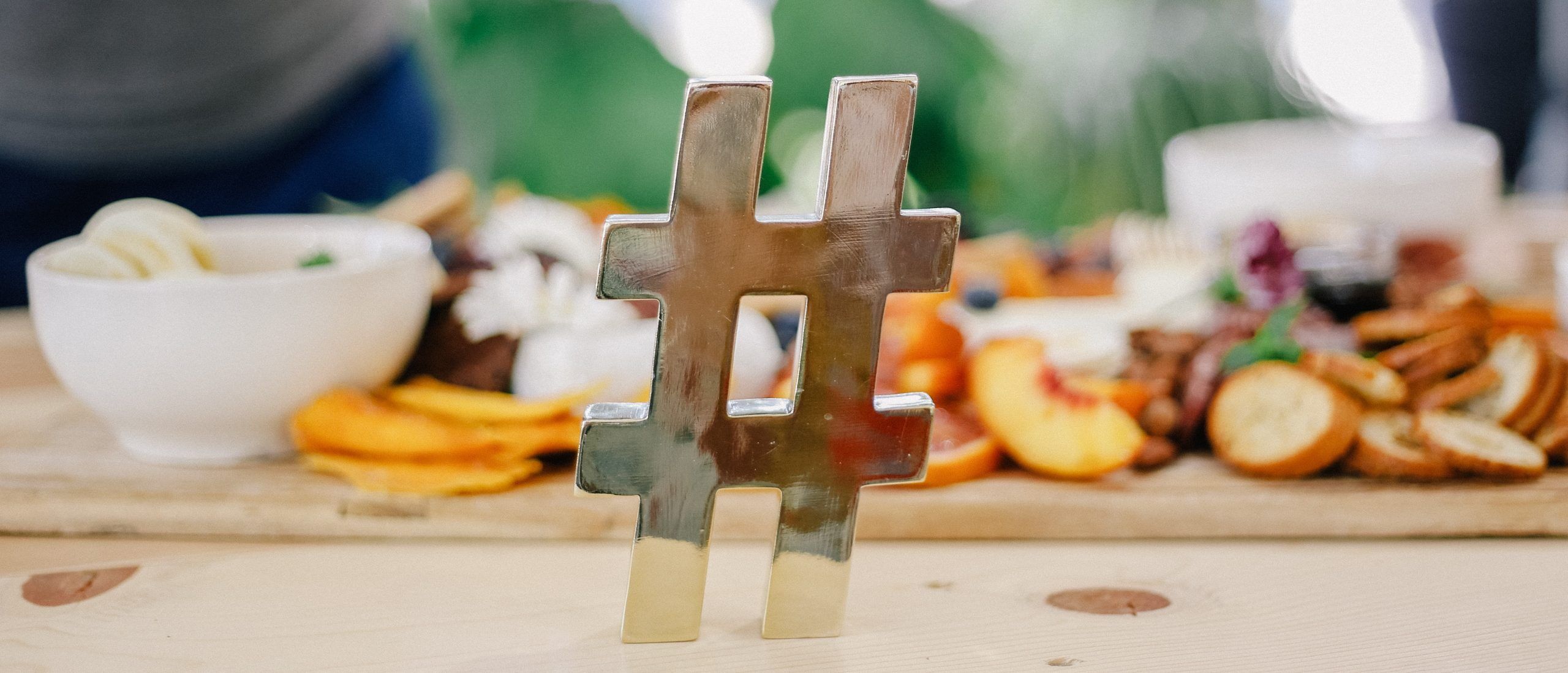 Hashtag on Table Hashtag on Table