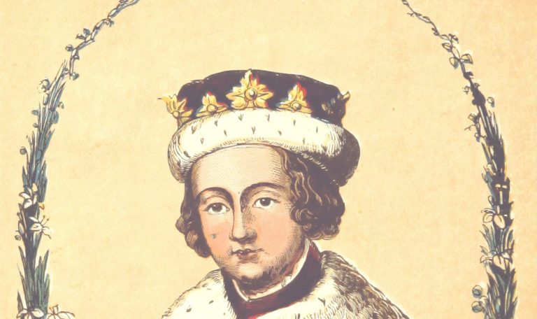 King Wearing Crown & Robe