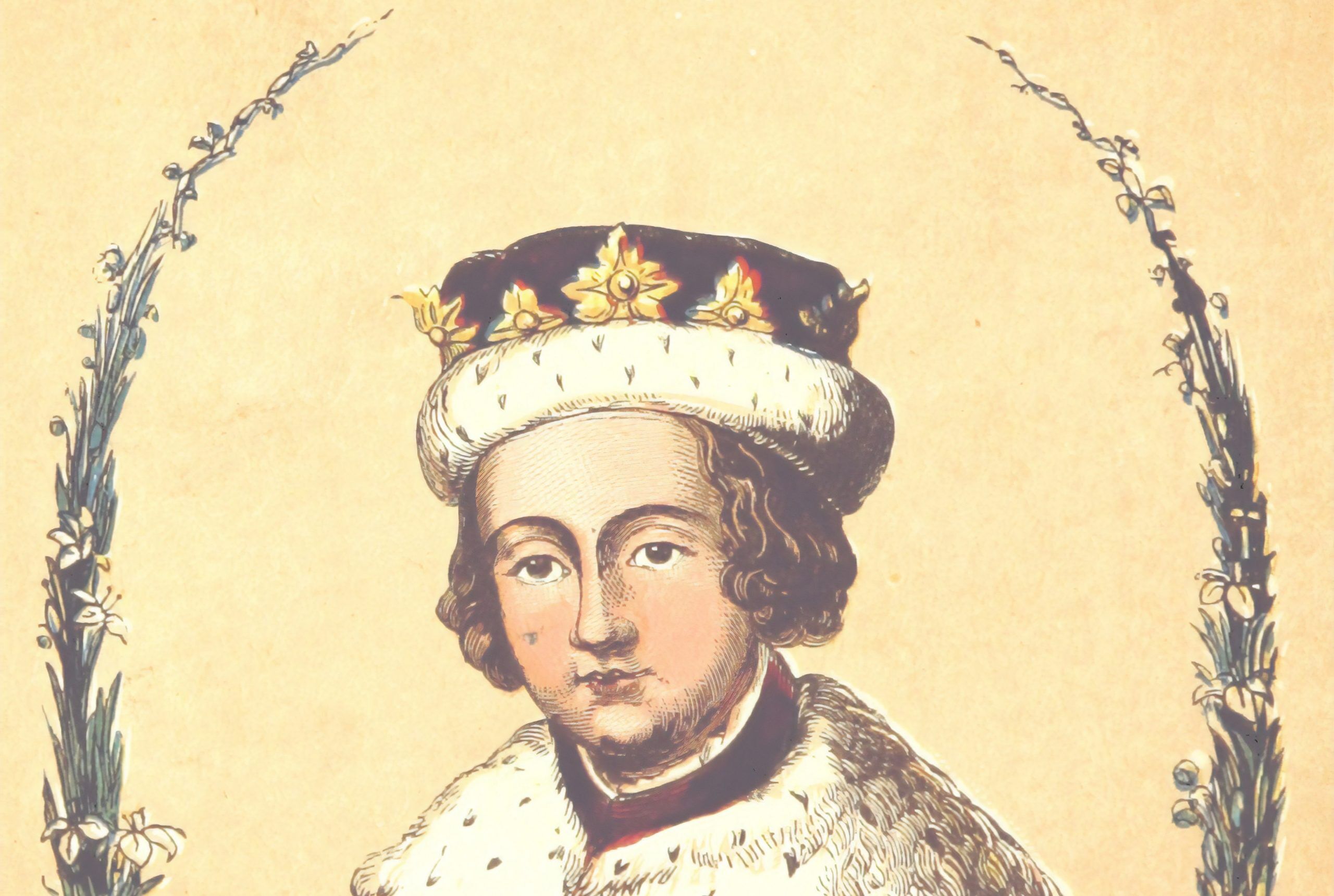 King Wearing Crown & Robe