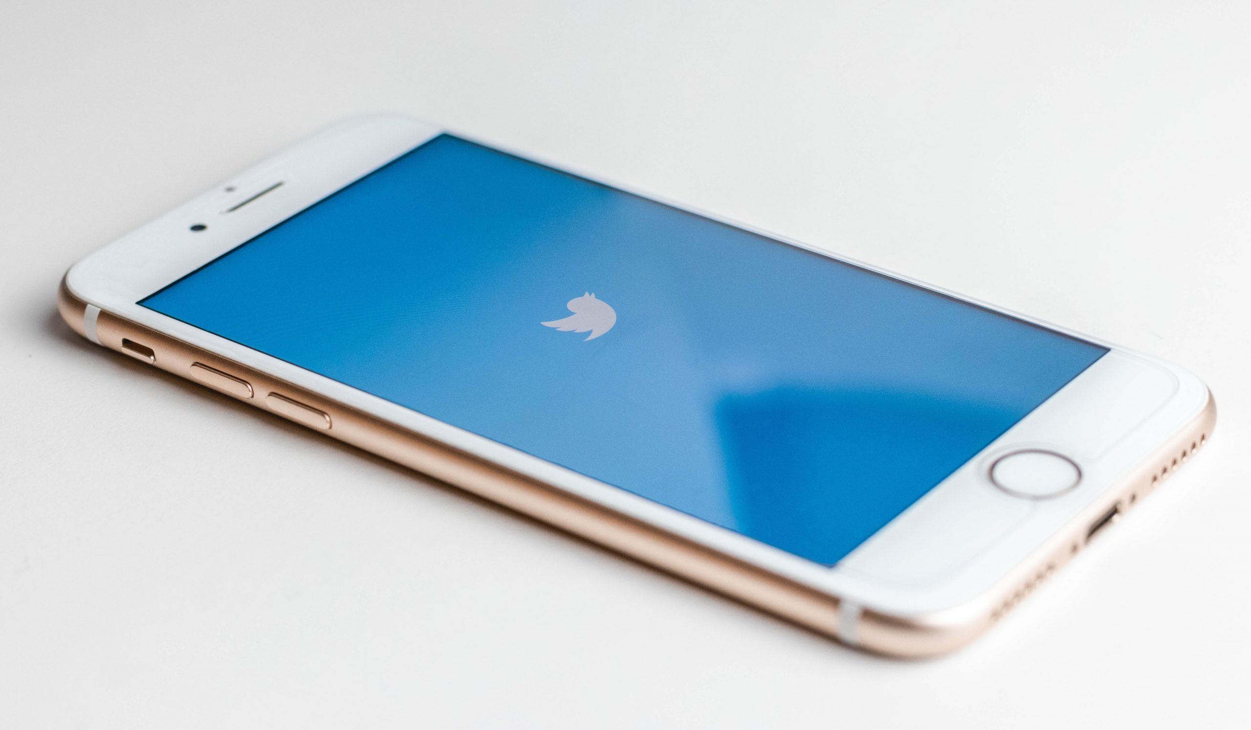 Twitter Logo on iPhone Twitter Logo on iPhone