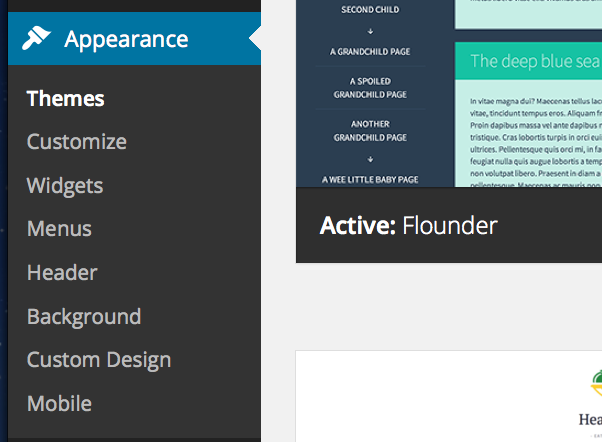 picking a theme