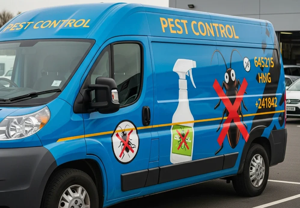 Pest Control Van - Business is booming after SEO